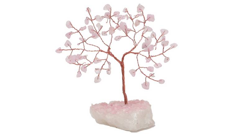 Buy Serenity Rose Quartz Gemstone Tree | Ornaments | Argos