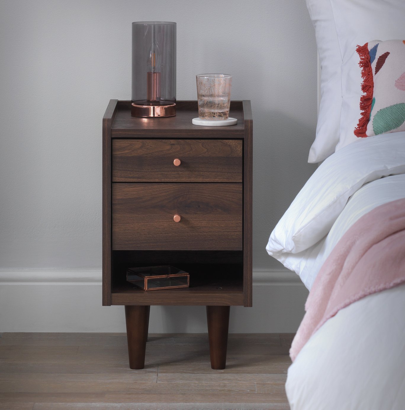 Argos Home Lola 2 Drawer Bedside Table Review