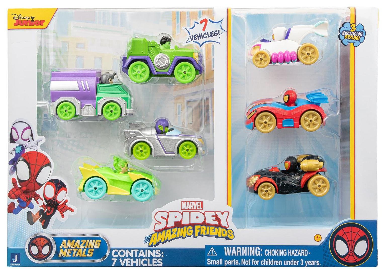 Marvel's Spidey and His Amazing Friends - Vehicles 7 Pack