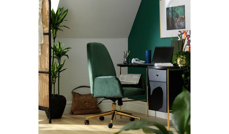 Argos green online chair