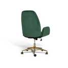 Buy Habitat Clarice Velvet Office Chair Green Office chairs