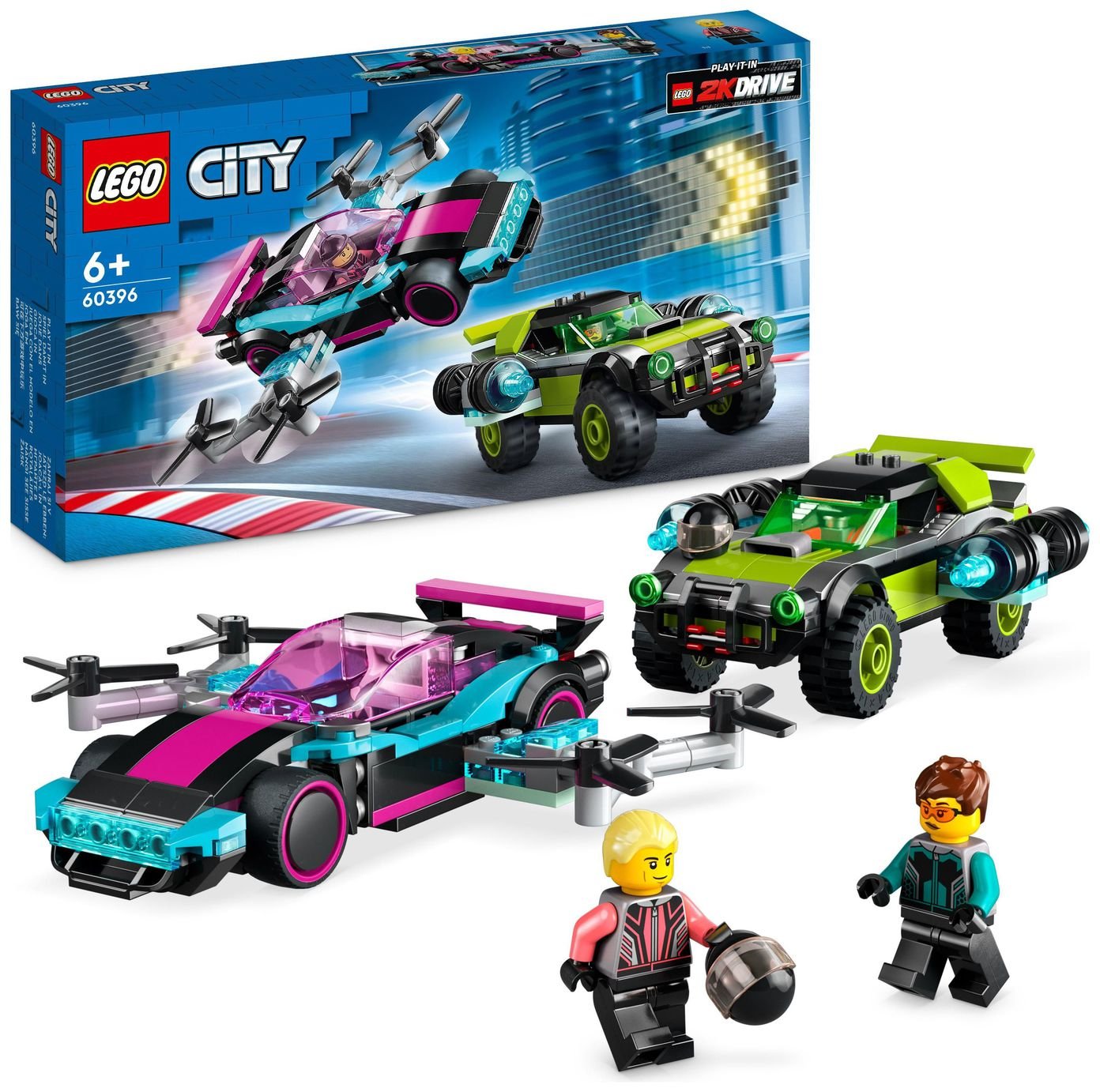 LEGO City Modified Racing Cars 2K DRIVE Toys Set 60396