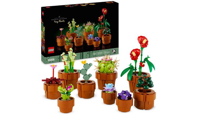 Buy LEGO Icons Tiny Plants Flowers Botanical Set 10329
