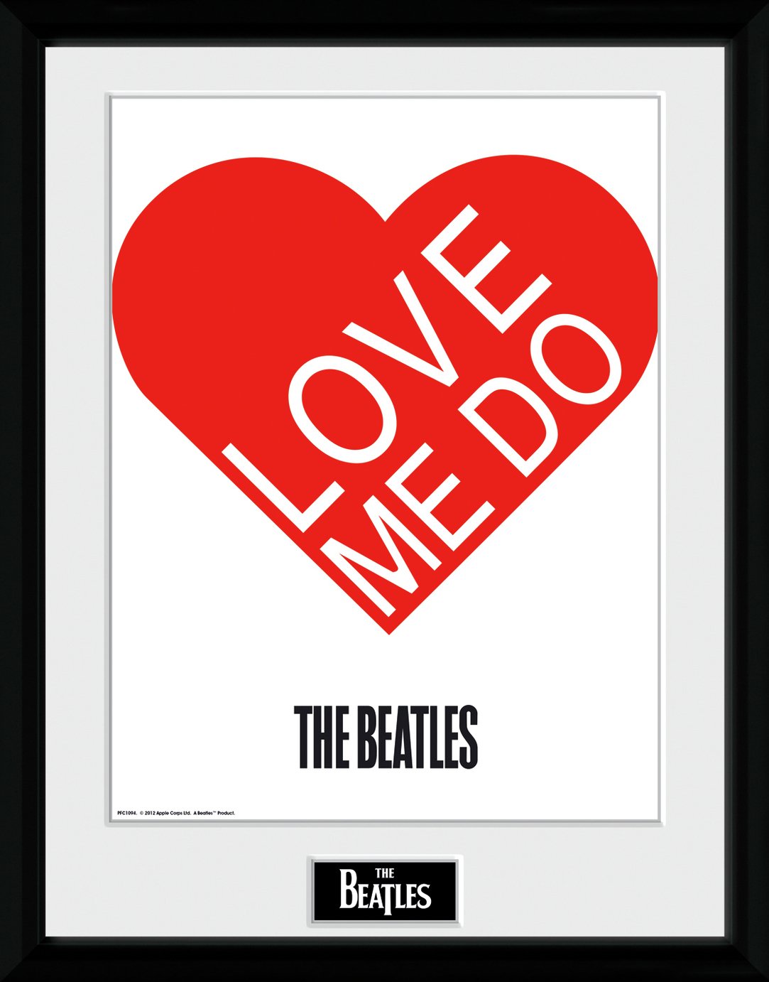The Beatles Love Me Do Framed Print