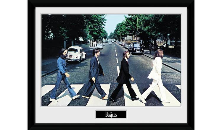 The Beatles Abbey Road Framed Print - 30x40cm