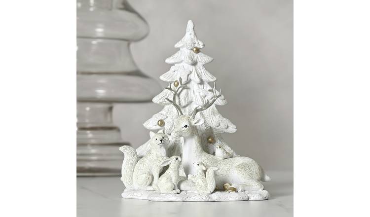 The Seasonal Gift Co Forest Animals Christmas Figurine