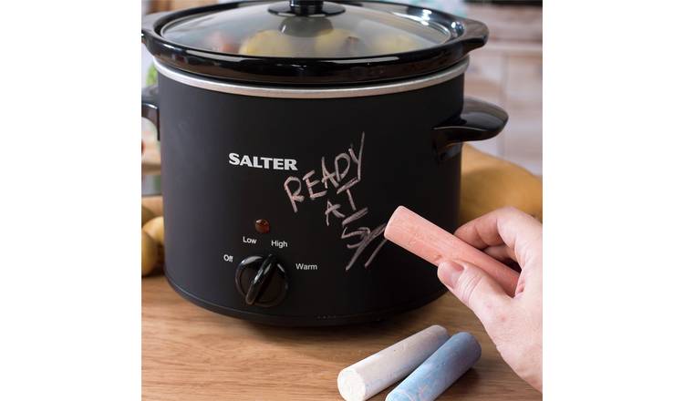 Buy Salter Chalkboard 3.5L Slow Cooker - Black, Slow cookers