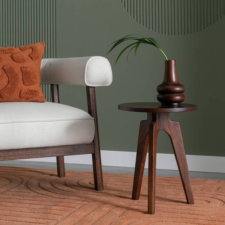 Habitat Bonnie Side Table - Walnut 0