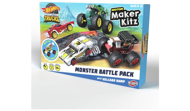 Hot Wheels Monster Trucks Coffret 2-en-1 Circuit…