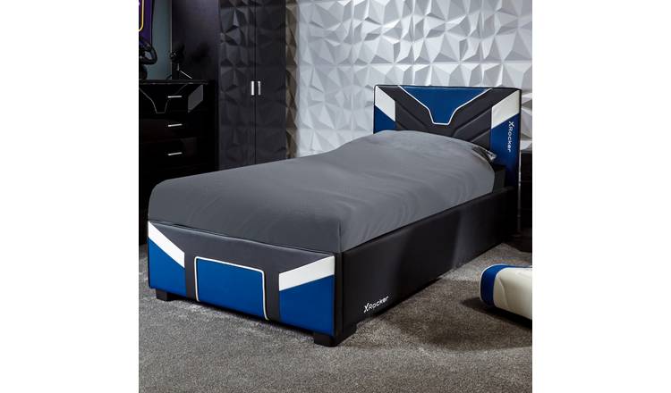 X Rocker Cerberus Single Ottoman Gaming Bed  - Blue