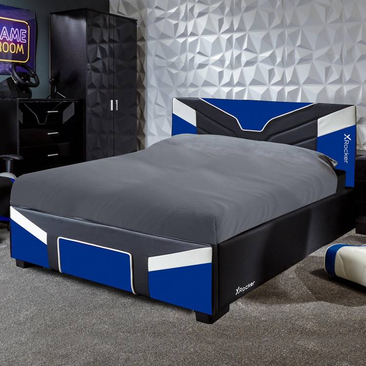 X Rocker Cerberus Gaming Bed in a Box Double - Blue 0