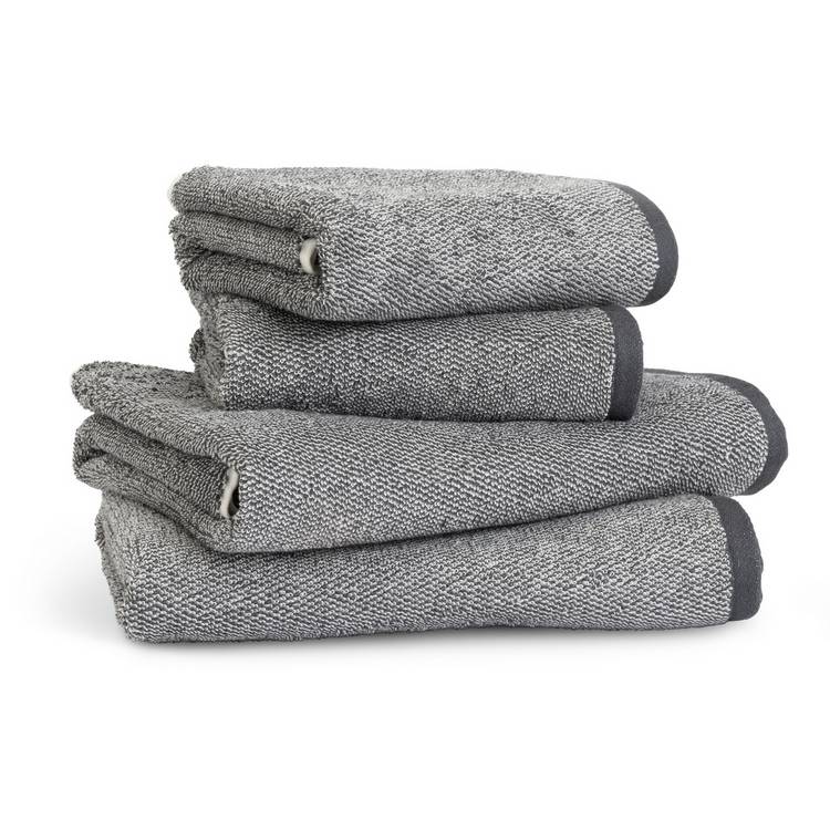 Habitat Marl 4 Piece Towel Bale - Black 0