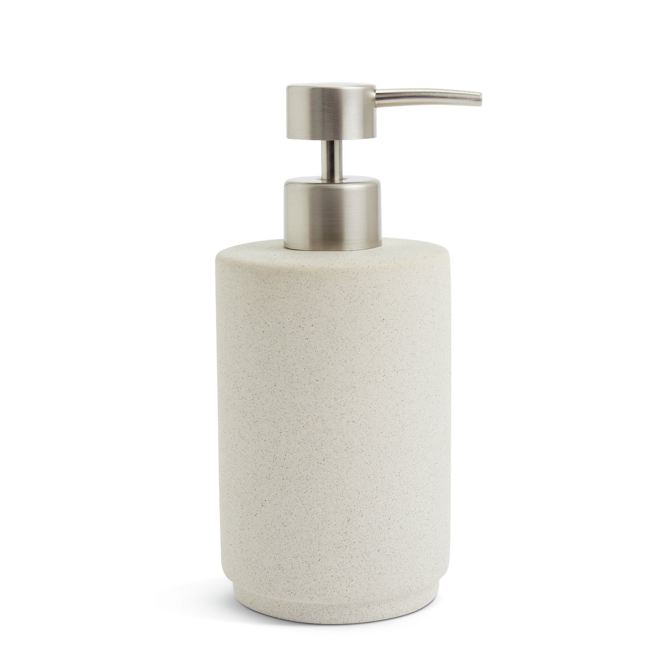 Habitat Sandstone Effect Ceramic Soap Dispenser - Natural