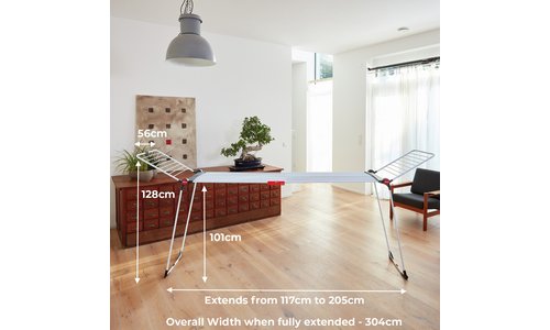 Vileda 30m Infinity Flex Indoor Airer