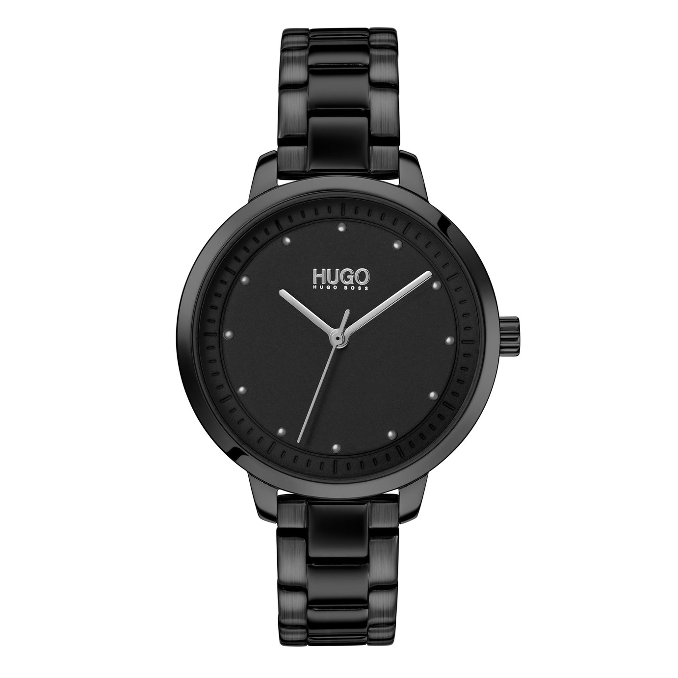 HUGO Ladies Achieve Black Stainless Steel Bracelet Watch Review