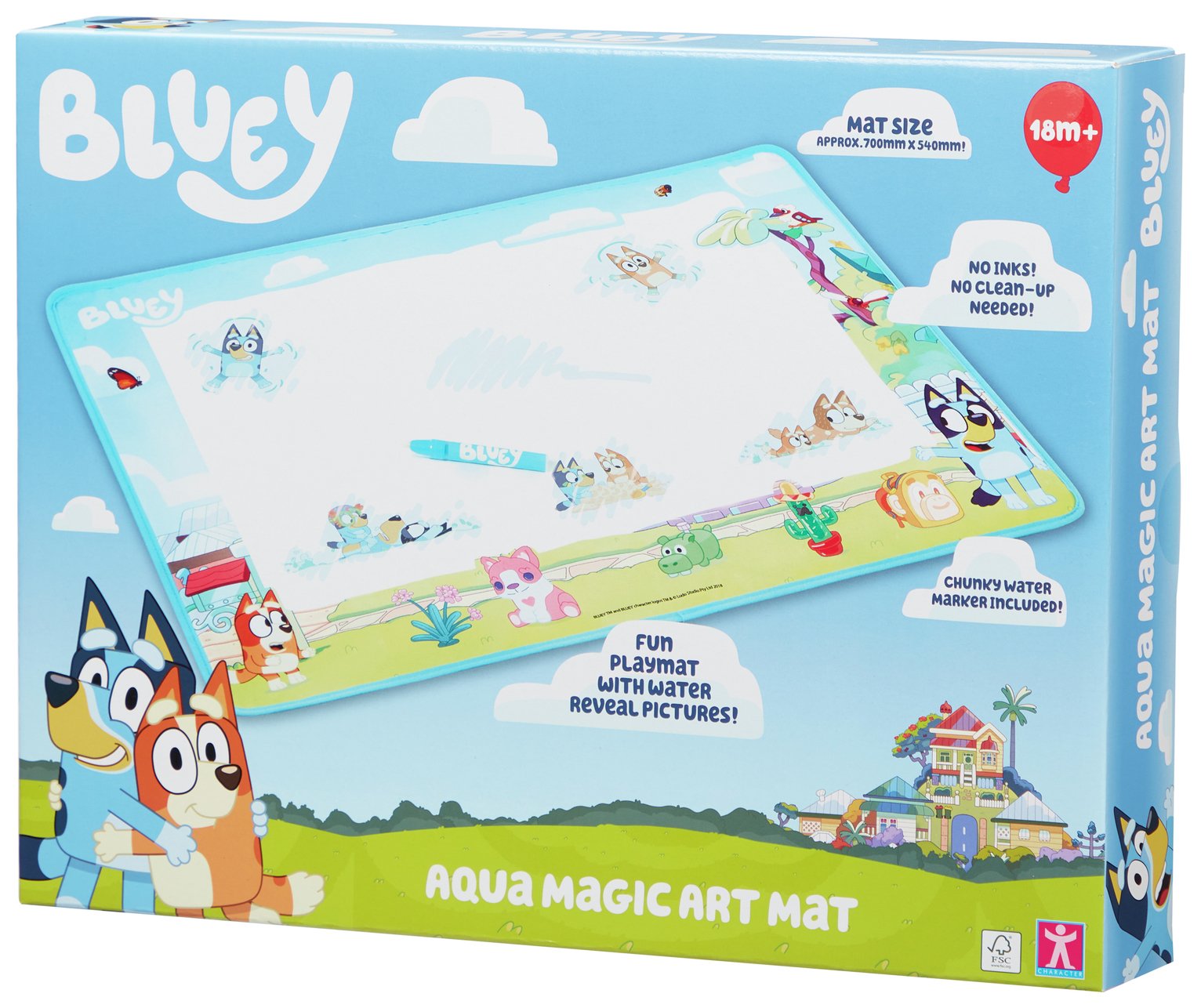 Bluey Aquamagic Art Mat
