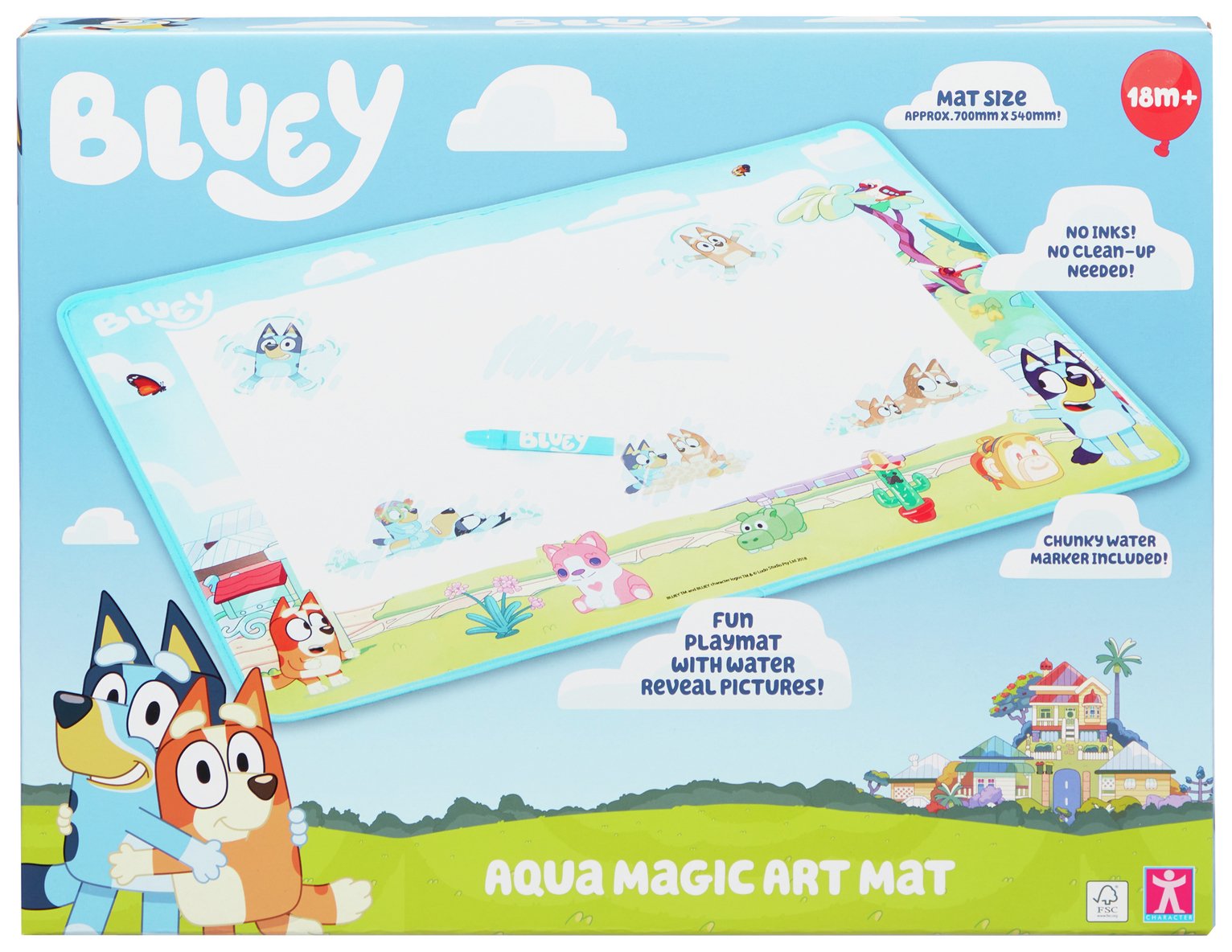 Bluey Aquamagic Art Mat