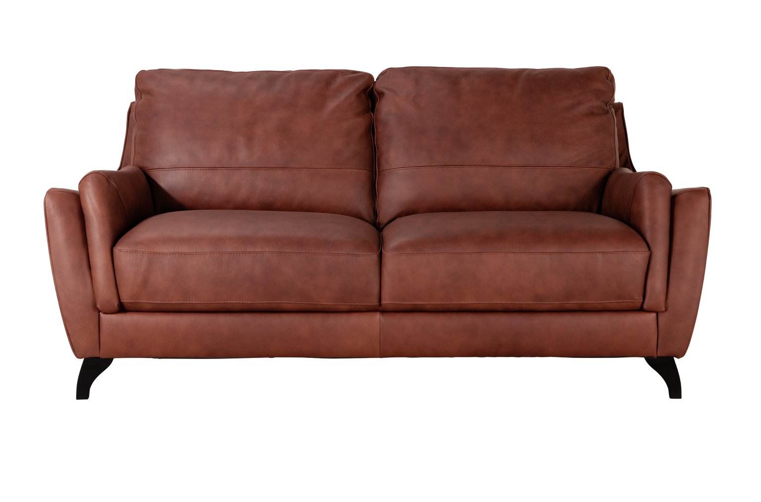 Argos Home Leonardo 3 Seater Leather Sofa Review