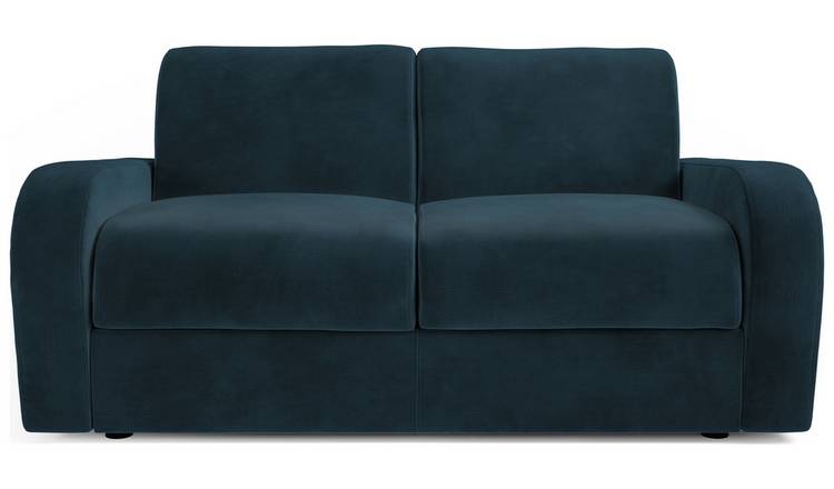 Jay-Be Deco Velvet 2 Seater Sofa Bed - Ink Blue