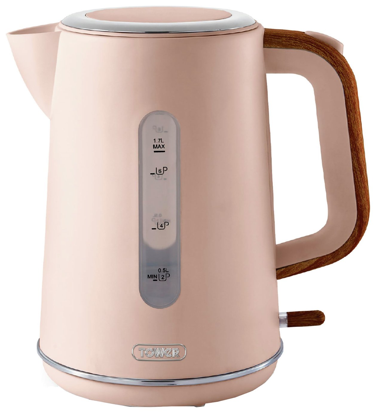 Tower T10037PCLY Scandi Kettle - Clay Pink