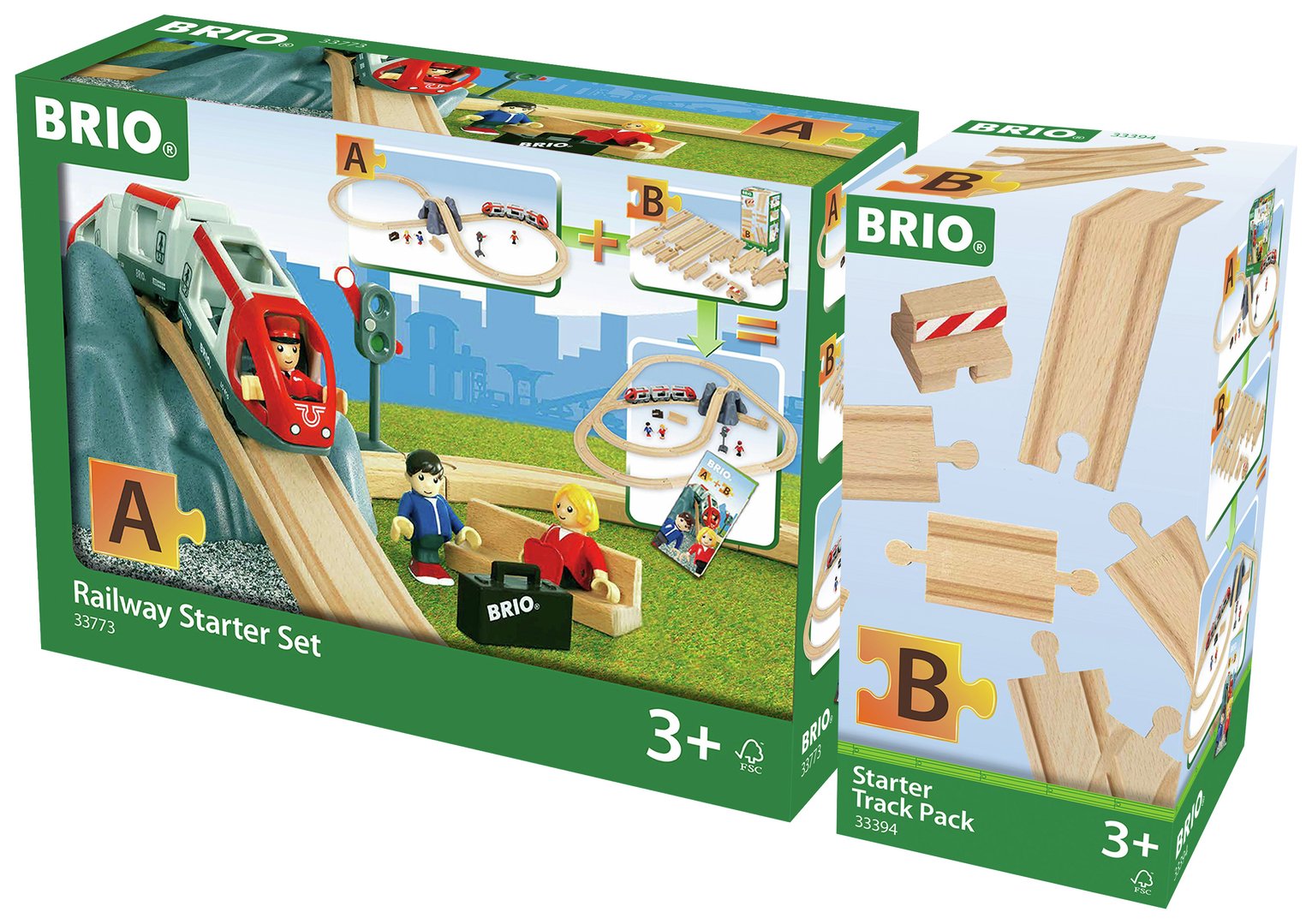 argos wooden train