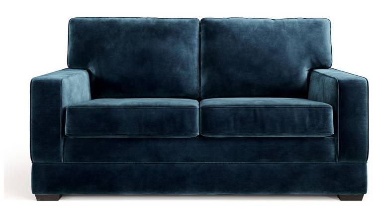 Jay-Be Urban Velvet 2 Seater Sofa Bed - Ink Blue