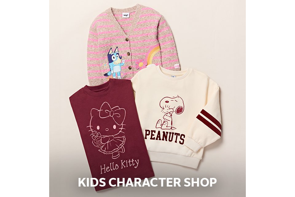 Kids character shop.