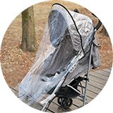 Pram rain covers.