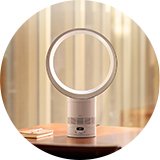 Dyson Cool CF1 Desk Fan - Silver.