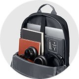HP 15.6 Inch Laptop Backpack - Black and Grey.