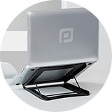 Proper AV Foldable Laptop Stand and Tablet Riser.