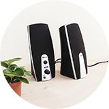 Trust Mila 2.0 PC Speaker Set - Black and Silver.