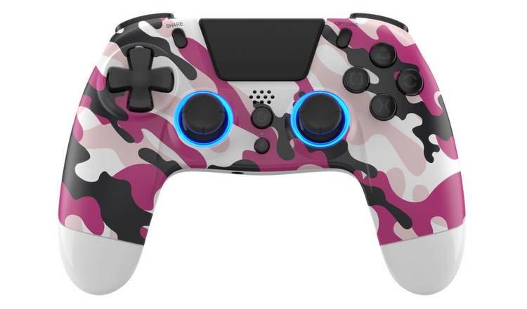 Gioteck VX4+ PS4 Wireless RGB Controller - Pink Camo