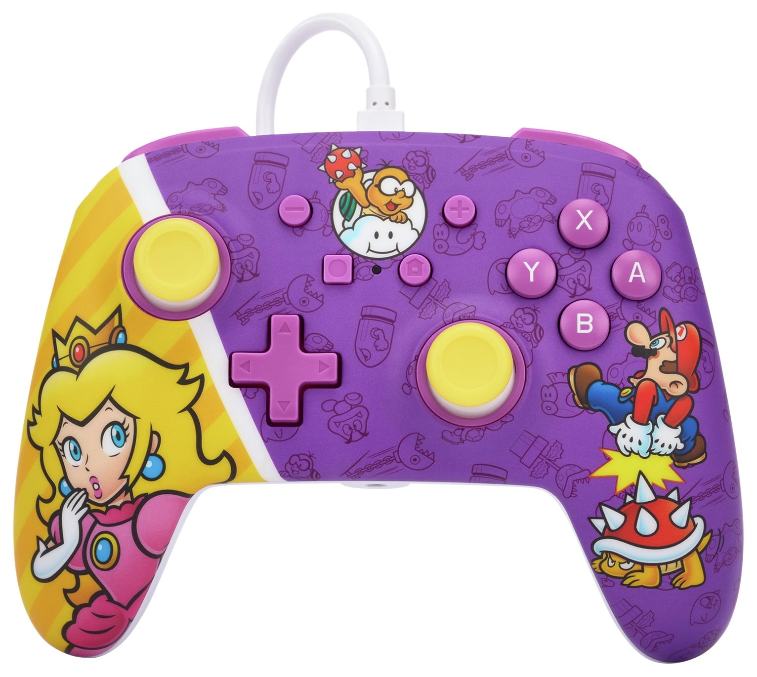 PowerA Switch Enhanced Wired Controller - Princess Peach