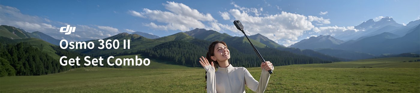 Dji. Osmo 360 ||. Get set combo.