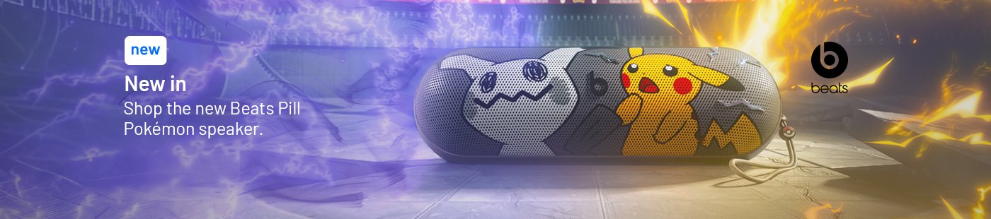 Pokémon. New in. Shop the new Beats Pill Pokémon speaker.