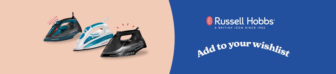 Russell Hobbs. A British icon since 1952. Add to your wishlist.