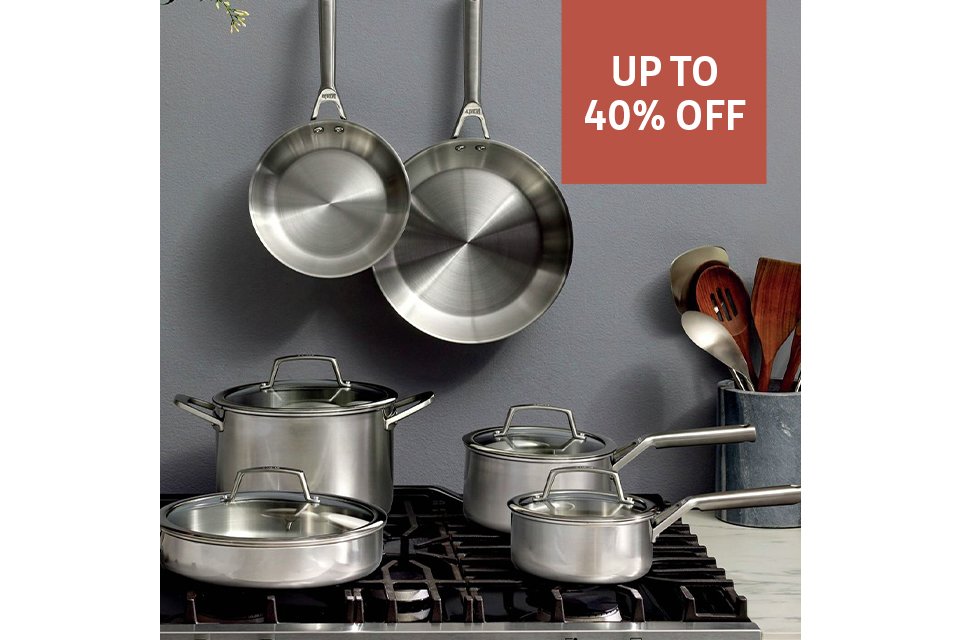 Our latest offers. Save up to 40 percent on selected cook and tableware.
