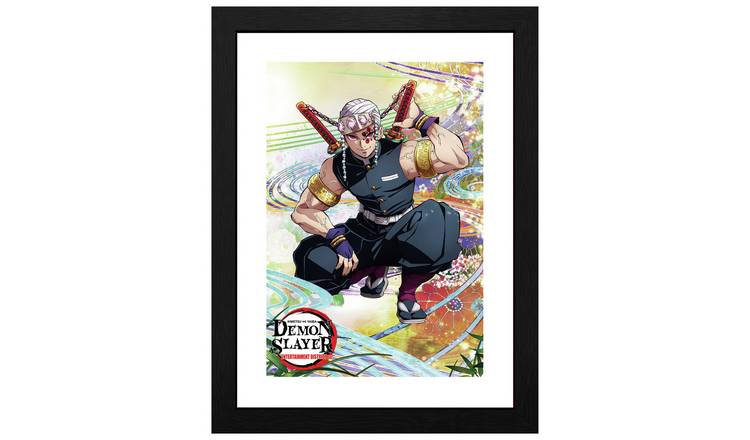 Demon Slayer Framed Wall Print - 40x30cm