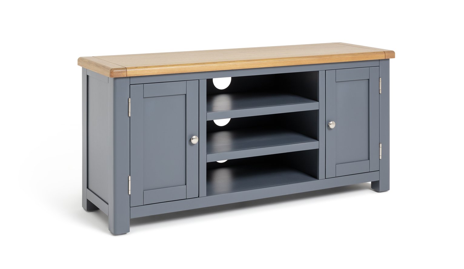 Habitat Kent 2 Door TV Unit - Grey & Oak