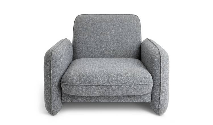 Habitat 60 Trac Fabric Armchair - Grey