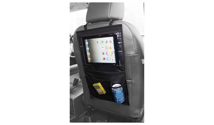 Back seat organiser with deals tablet holder