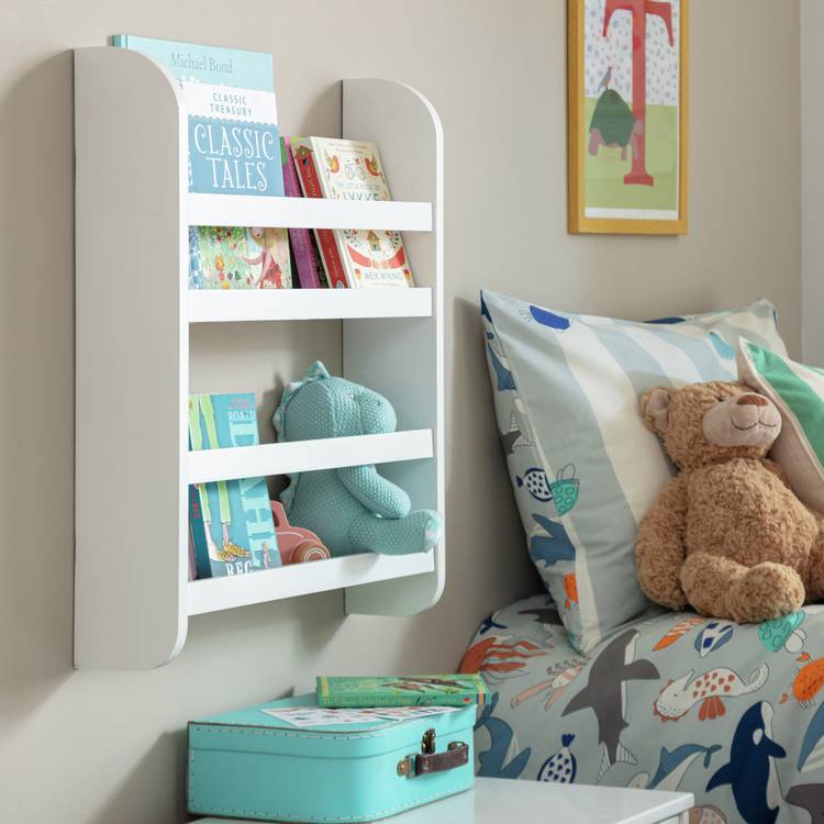 Habitat Kids Scandinavia Wall Mounted Mini Shelf - White 0