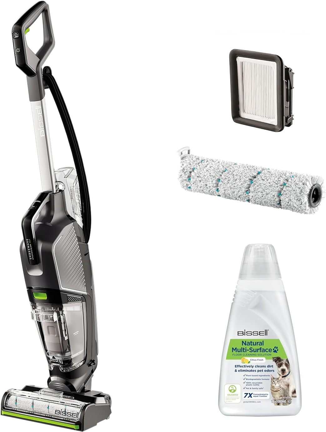 Bissell Crosswave HydroSteam Pet Hard Floor Vacuum Cleaner