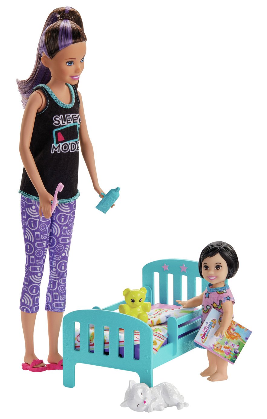 barbie skipper babysitters playset and dolls accessories assortment