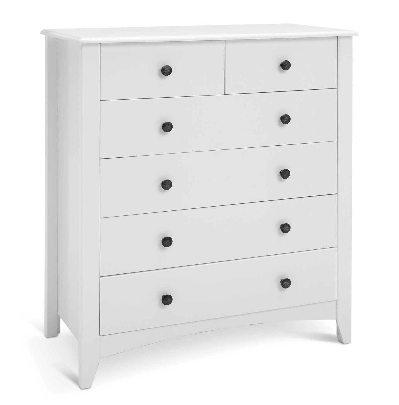 Habitat Minato Slim  4 2 Drawer Chest - White