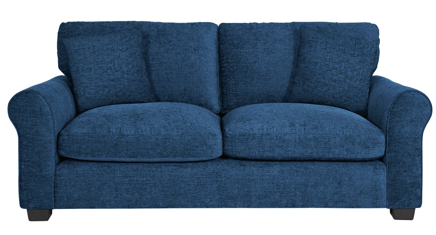 Argos Home Taylor Fabric 3 Seater Sofa - Blue