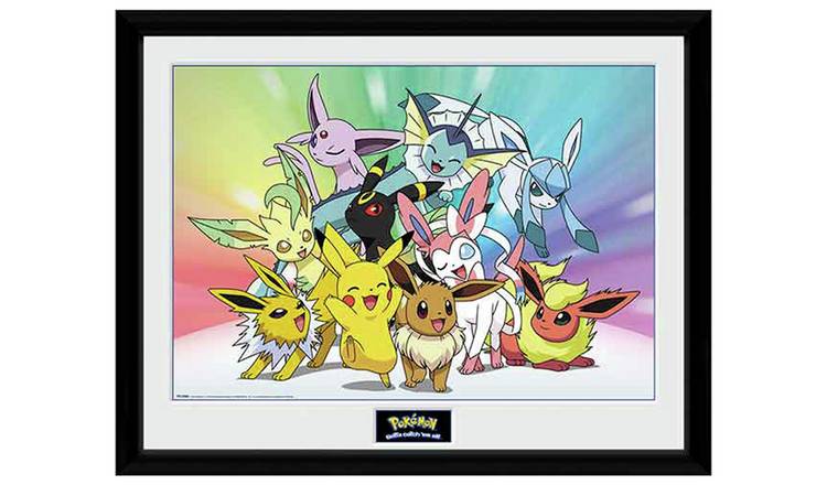 Pokemon Eevee Framed Wall Print - 40x30cm