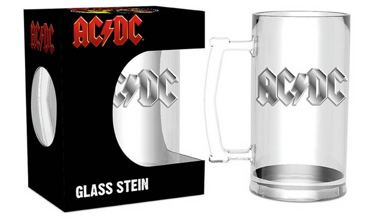 Buy AC/DC Logo Tankard Glass | Drinking glasses and glassware | Argos