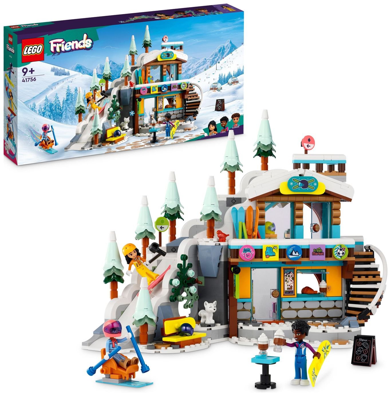 LEGO Friends Holiday Ski Slope and Café Winter Set 41756